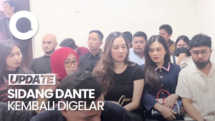 Angger Dimas dan Keluarga Tamara Tyasmara Hadiri Sidang Dante