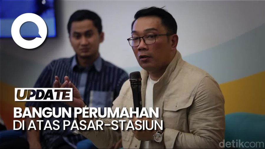 Jika Terpilih, RK Ingin Bangun Perumahan di Atas Pasar-Stasiun