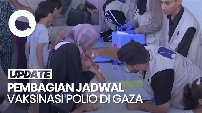 Jadwal dan Wilayah Vaksinasi Polio di Gaza Selama Jeda Kemanusiaan