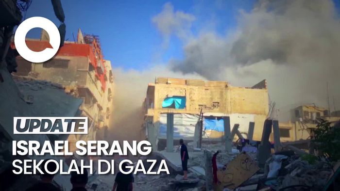 Israel Serang Sekolah Tempat Pengungsian di Gaza, 11 Orang Tewas