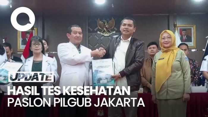 KPUD Jakarta Terima Hasil Tes Kesehatan Paslon Pilgub dari RSUD Tarakan