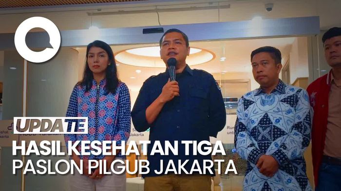 KPU Jakarta Akan Terima Hasil Tes Kesehatan Tiga Paslon Pilgub Hari Ini