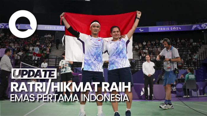 Leani/Hikmat Raih Emas Pertama! Merah Putih Berkibar di Paralimpiade Paris