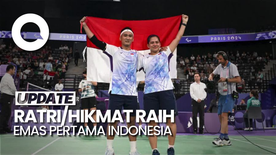 Leani/Hikmat Raih Emas Pertama! Merah Putih Berkibar di Paralimpiade Paris