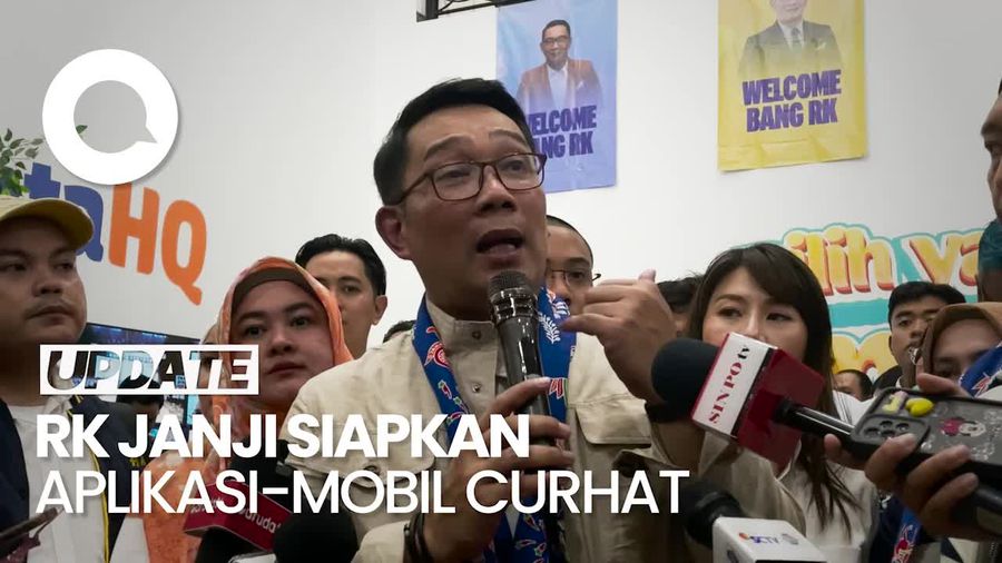RK soal Layanan Curhat Buat Warga: Negara Akan Jadi Pendengar yang Baik