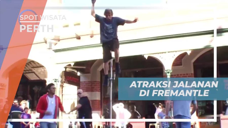 Melihat Pertunjukan Sirkus Jalanan di Fremantle Perth Australia