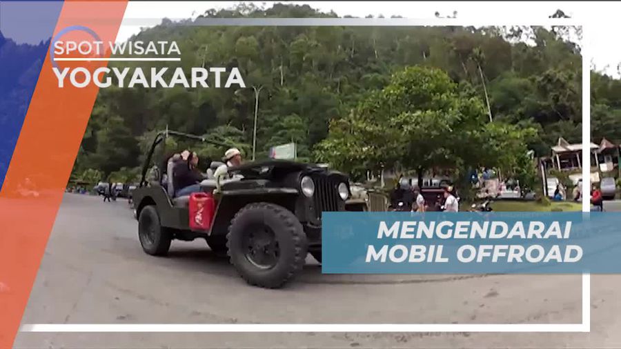 Momen Seru Mengendarai Mobil Offroad di Yogyakarta