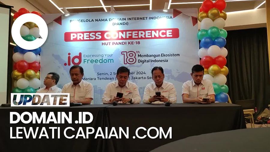 Pertumbuhan Domain .id Lewati Domain .com di 2024