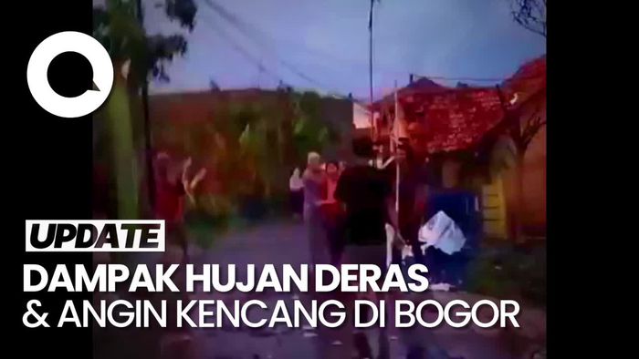 Sederet Dampak Hujan Deras & Angin Kencang di Bogor yang Telan Korban Jiwa