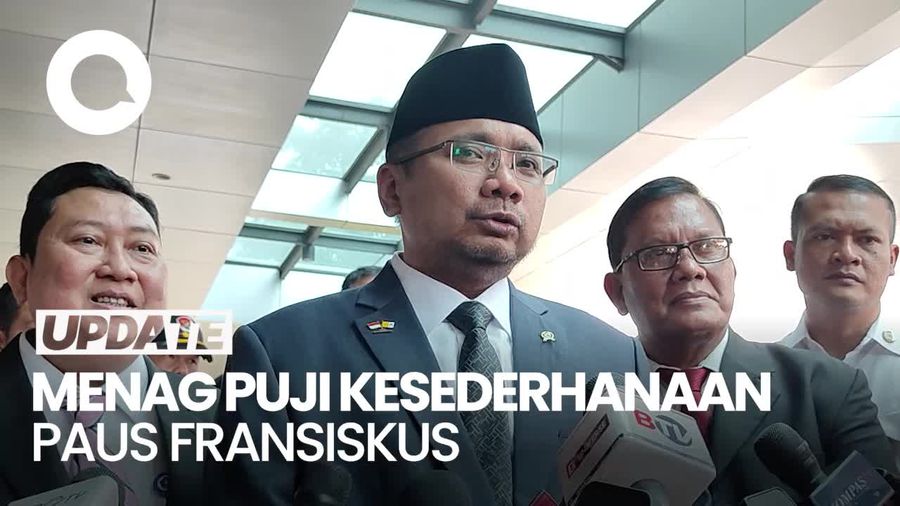 Menag Puji Kesederhanaan Paus yang Naik Innova Zenix: Patut Dicontoh