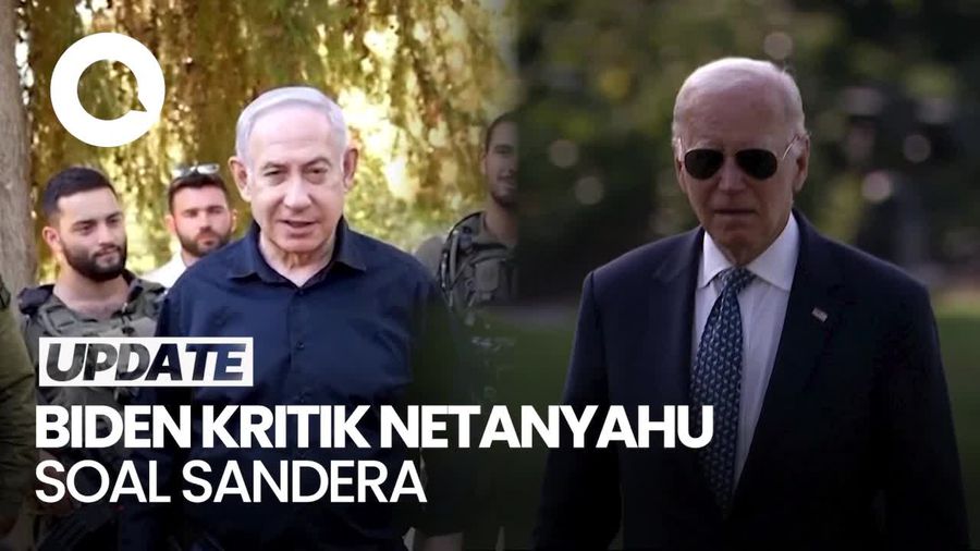 Biden Sebut Netanyahu Tak Berbuat Banyak untuk Bebaskan Sandera
