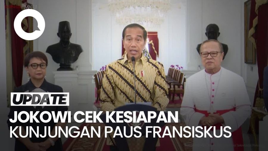 Jokowi: Kunjungan Paus Direncanakan Beberapa Tahun Lalu, Tapi Tertunda Covid