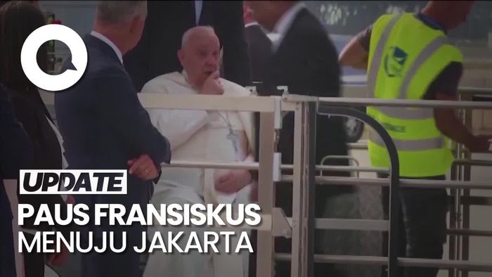 Paus Fransiskus Bertolak dari Roma Menuju Jakarta