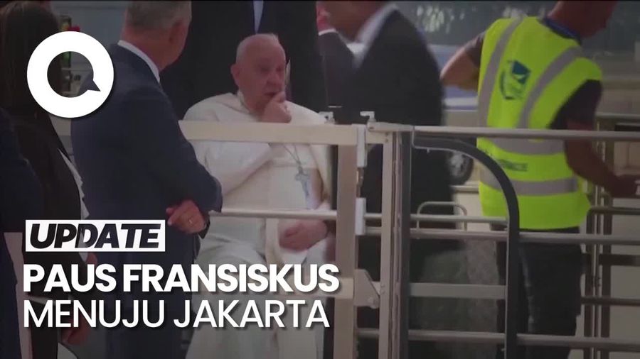 Paus Fransiskus Bertolak dari Roma Menuju Jakarta