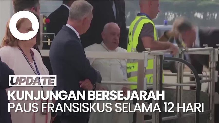 Perjalanan Panjang Paus Fransiskus ke 4 Negara Dimulai