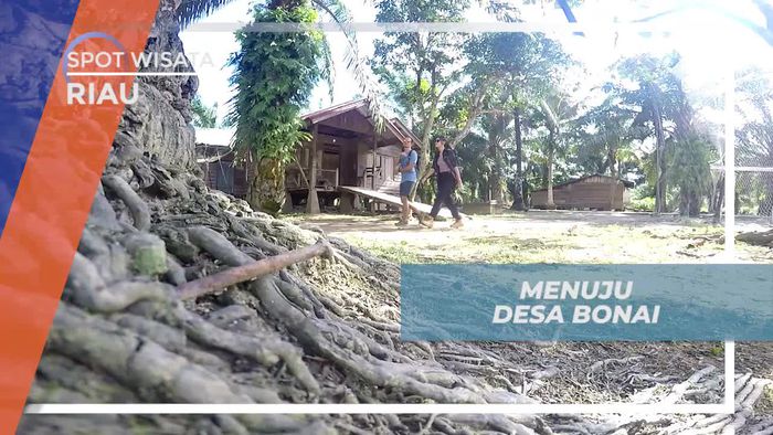 Perjalanan Menuju Desa Adat Bonai di Riau 