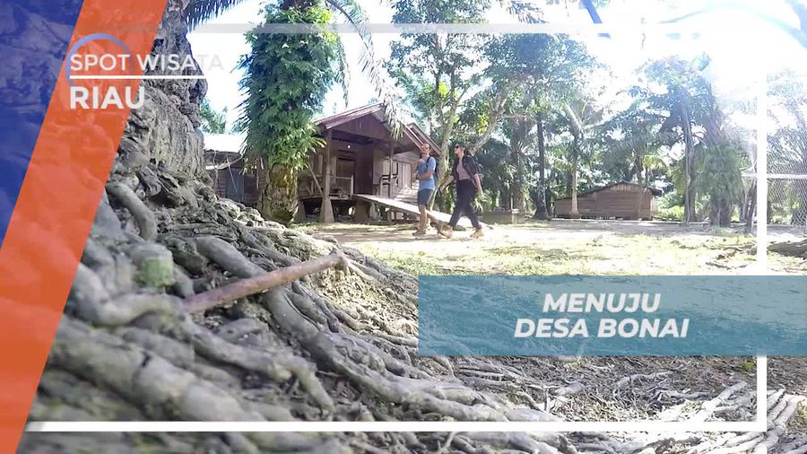 Perjalanan Menuju Desa Adat Bonai di Riau 