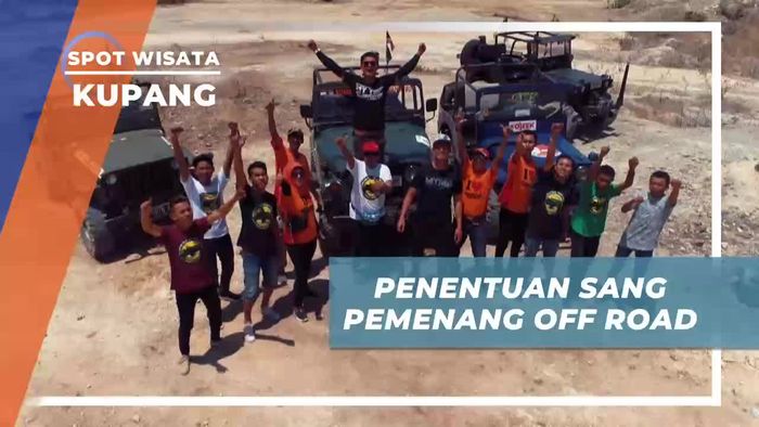 Penentuan Pemenang Offroad di Bukit Batu Kupang