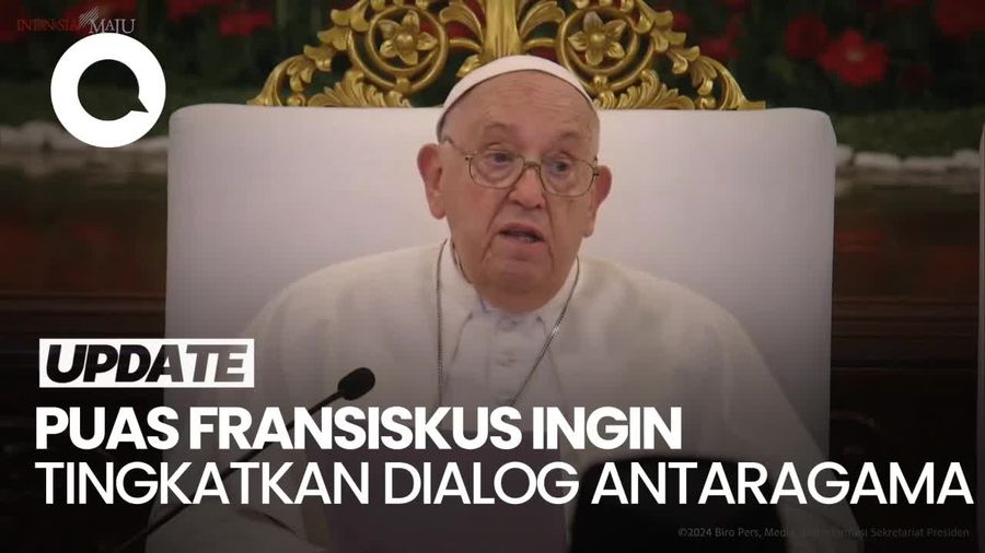 Paus Fransiskus: Gereja Katolik Ingin Tingkatkan Dialog Antaragama