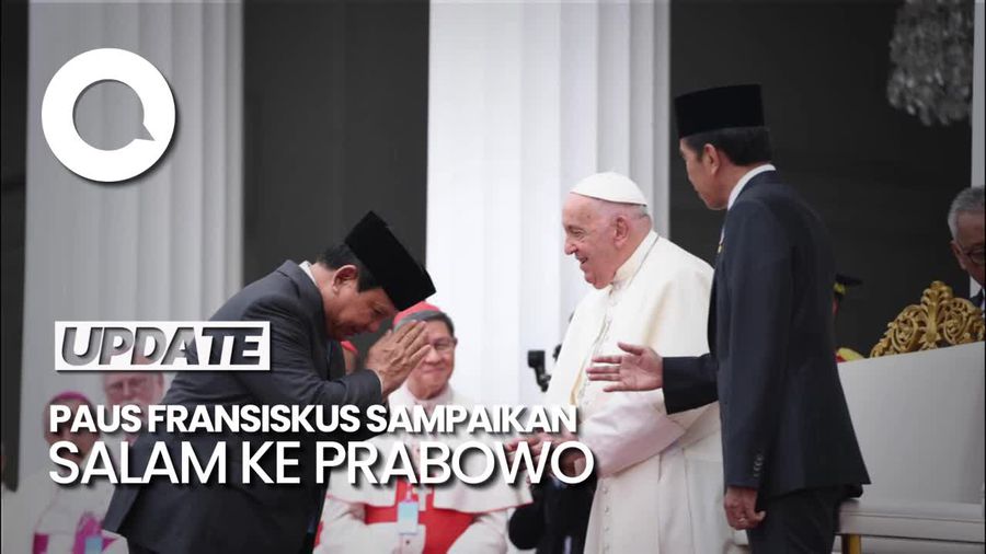 Salam Hangat Paus Fransiskus ke Presiden Terpilih Prabowo Subianto