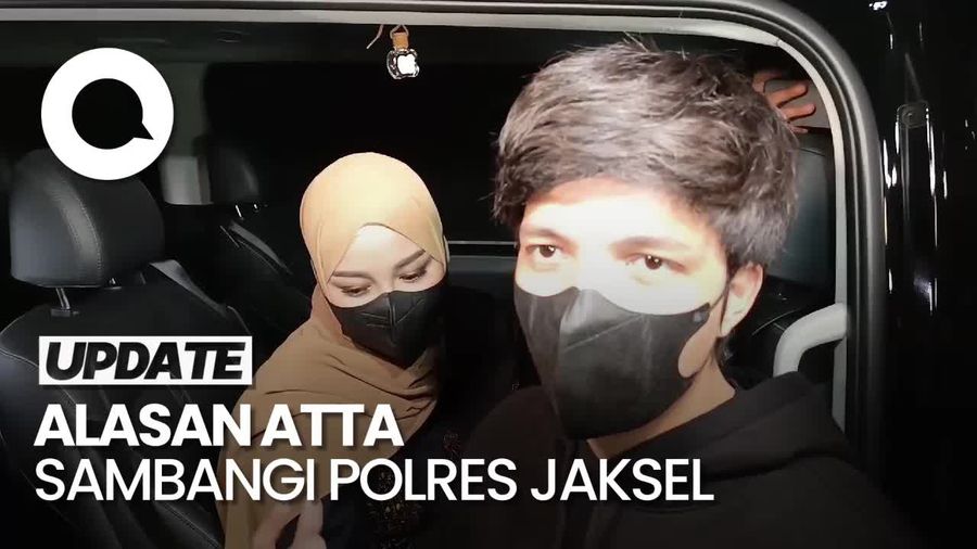 Atta Halilintar dan Aurel Hermansyah Sambangi Polres Jaksel, Ada Apa?