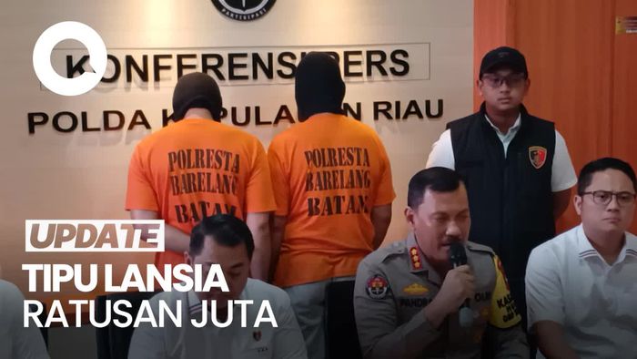 2 Pelaku Hipnotis Ditangkap Polisi, Tipu Lansia di Kepri Ratusan Juta