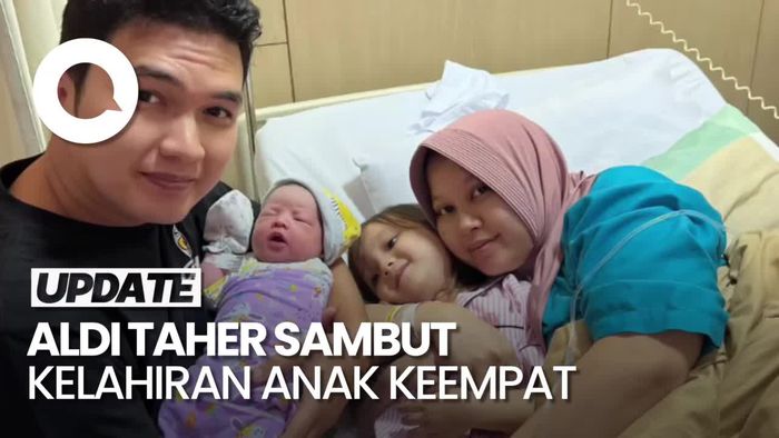 Anak Keempat Lahir, Aldi Taher: Semoga Jadi Anak yang Kuat