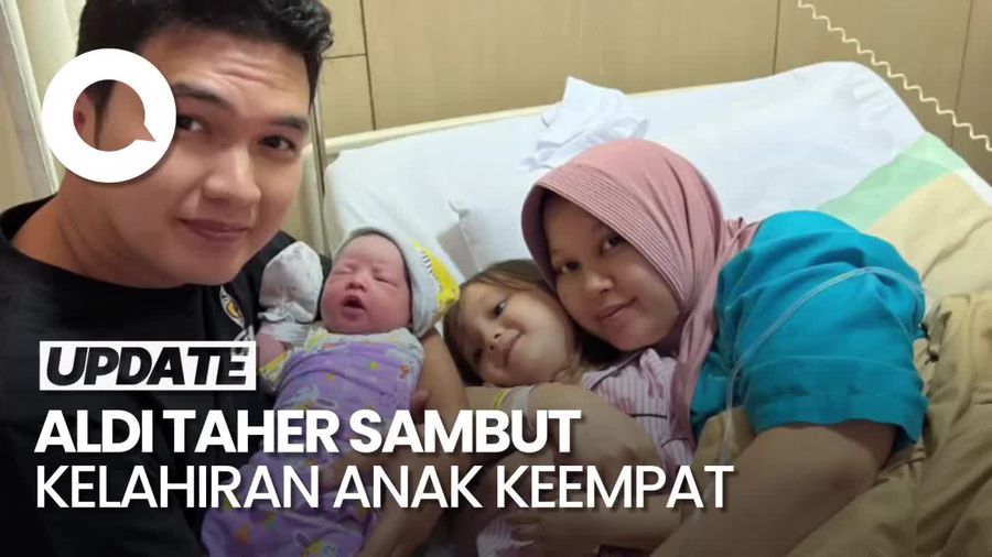 Anak Keempat Lahir, Aldi Taher: Semoga Jadi Anak yang Kuat