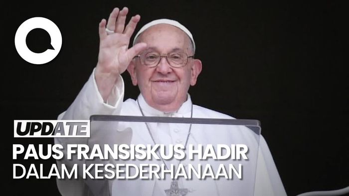 Potret Kesederhanaan Paus Fransiskus dalam Kunjungan ke Indonesia