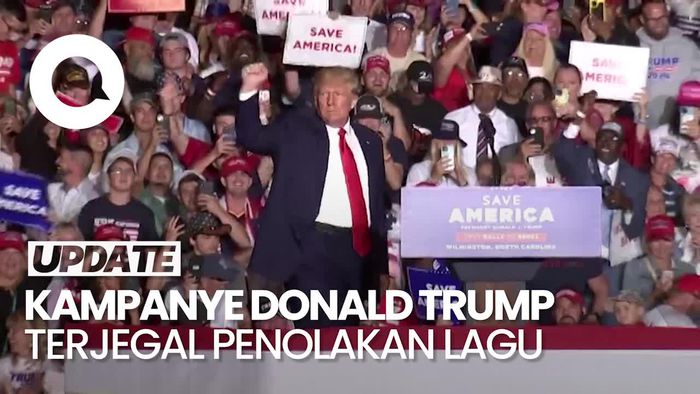 Larangan Pakai Lagu Hold On, Im Coming di Kampanye Donald Trump