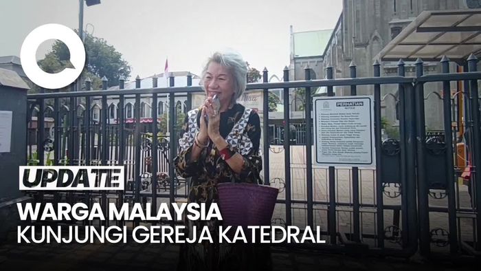 Antusiasme Warga Malaysia ke Gereja Katedral, Ingin Bertemu Paus Fransiskus