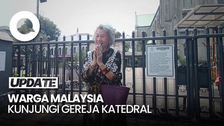 Antusiasme Warga Malaysia ke Gereja Katedral, Ingin Bertemu Paus Fransiskus