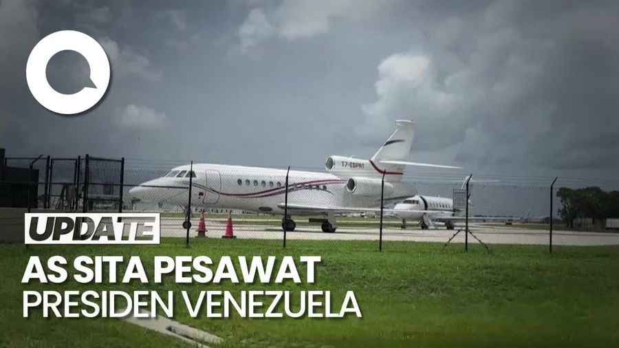 Pesawat Presiden Venezuela Disita AS Gegara Dibeli Secara Ilegal