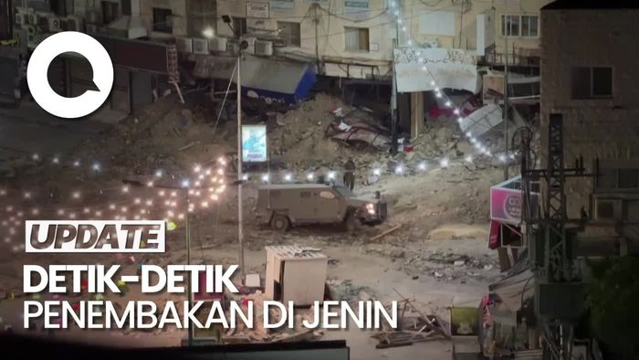 Detik-Detik Tentara Israel Melakukan Penembakan di Jenin Tepi Barat