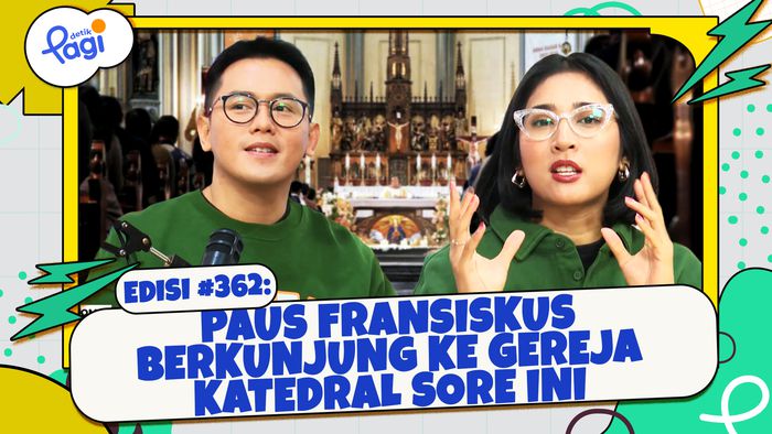 Paus Fransiskus Berkunjung ke Gereja Katedral Sore Ini