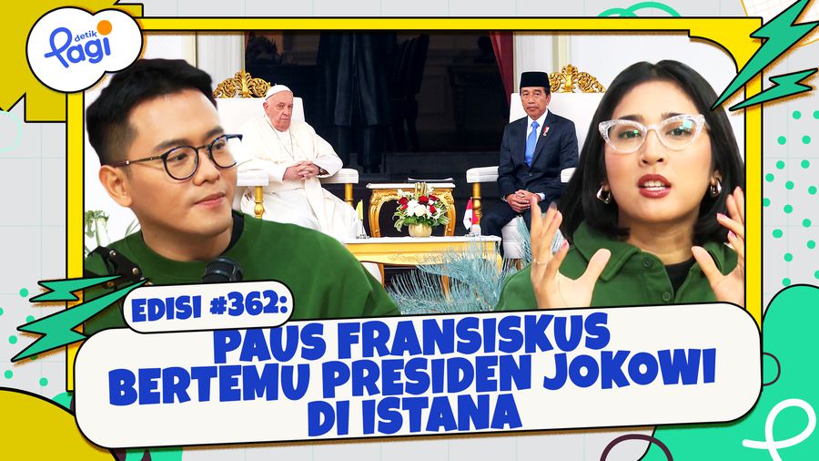 Paus Fransiskus Bertemu Presiden Jokowi di Istana