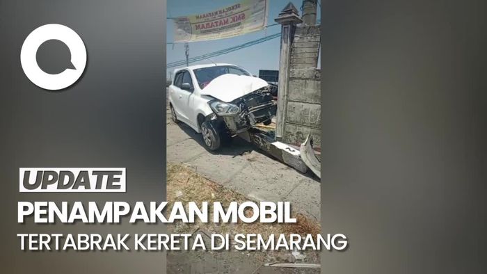 Mobil Tertabrak Kereta di Semarang, 5 Korban Selamat Termasuk Bayi