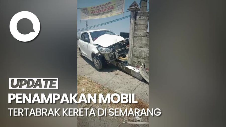 Mobil Tertabrak Kereta di Semarang, 5 Korban Selamat Termasuk Bayi