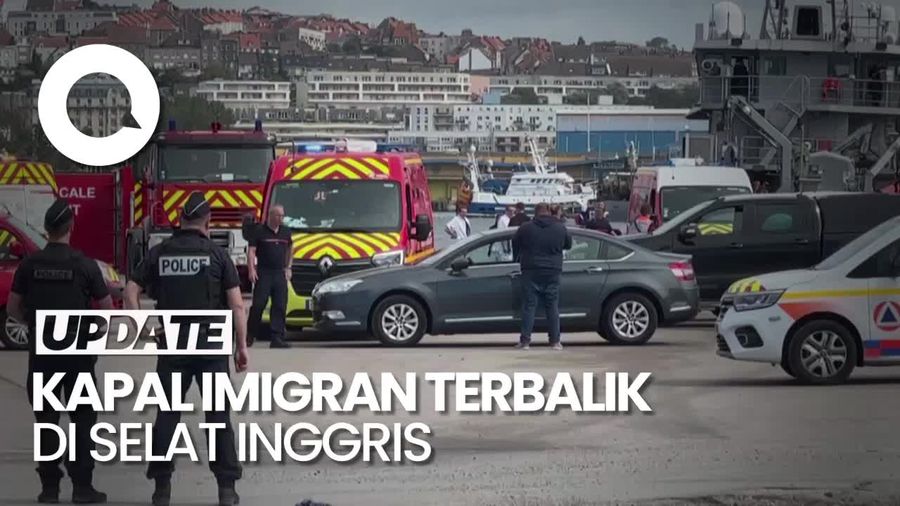 Kapal Terbalik di Selat Inggris, 12 Migran Tewas