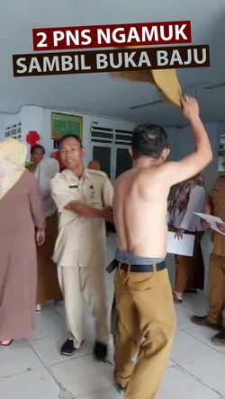 2 PNS RSUD di Gorontalo Ngamuk Sampai Buka Baju Bikin Heboh