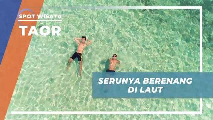 Berenang Menikmati Suasana Asri Pulau Taor Nusa Tenggara Timur