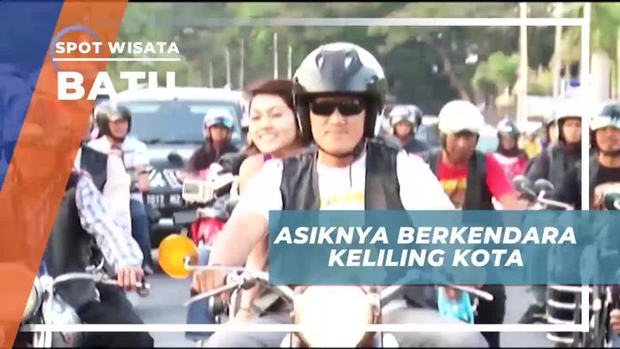 Naik Motor Berkeliling Menikmati Keindahan Panorama Kota Malang