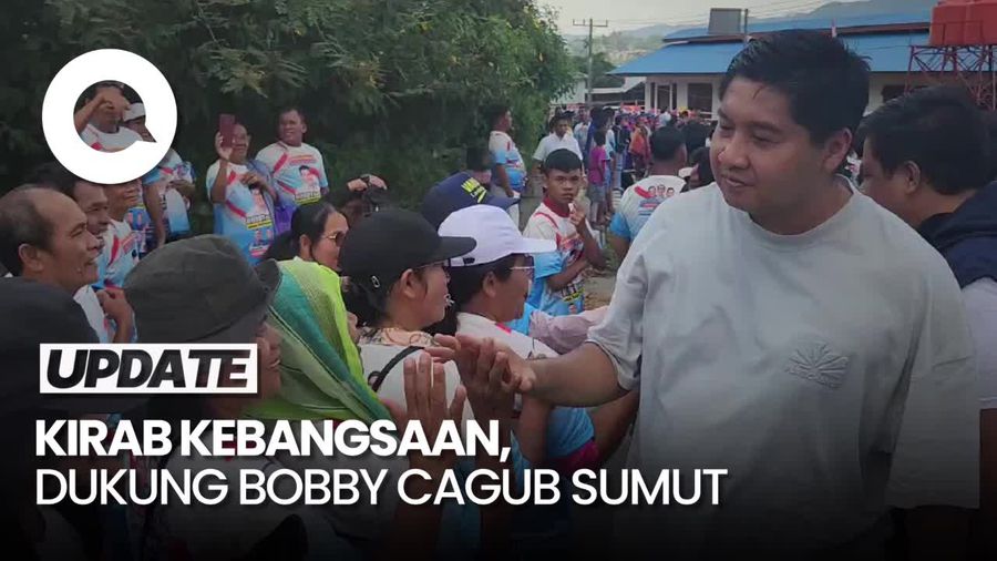 Kemeriahan Kirab Kebangsaan Sahabat Bang Ara, Dukung Bobby Jadi Cagub Sumut