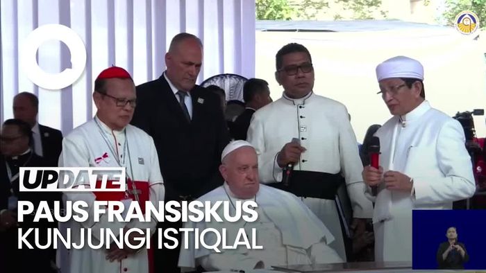 Imam Besar Istiqlal Kenalkan Terowongan Silaturahmi ke Paus Fransiskus