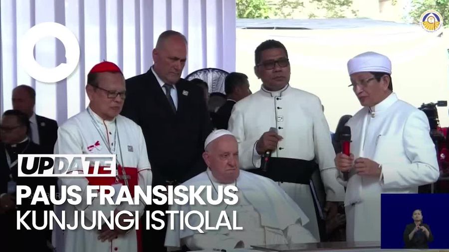 Imam Besar Istiqlal Kenalkan Terowongan Silaturahmi ke Paus Fransiskus