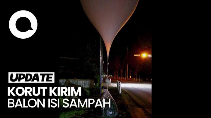 Korut Kirim Ratusan Balon Udara Berisi Sampah ke Korsel