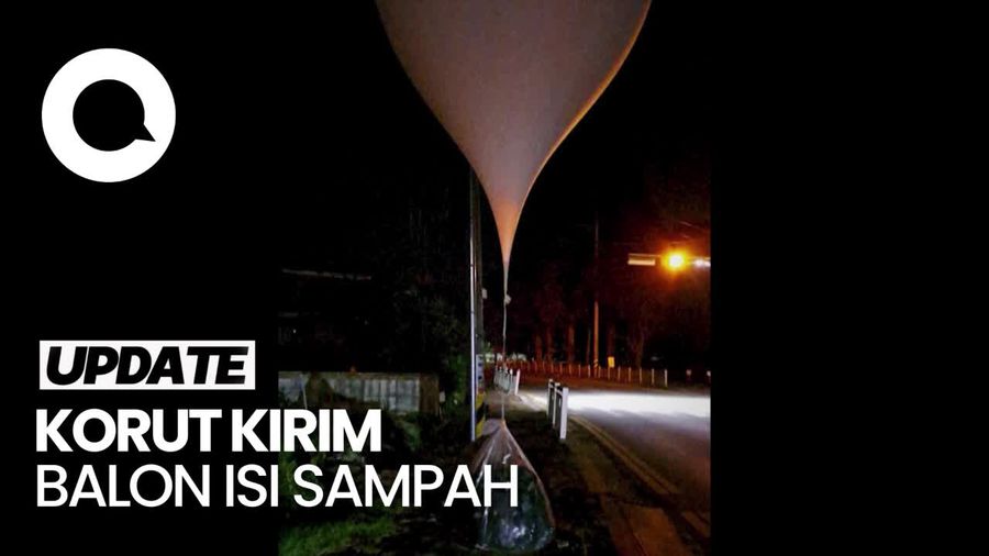 Korut Kirim Ratusan Balon Udara Berisi Sampah ke Korsel