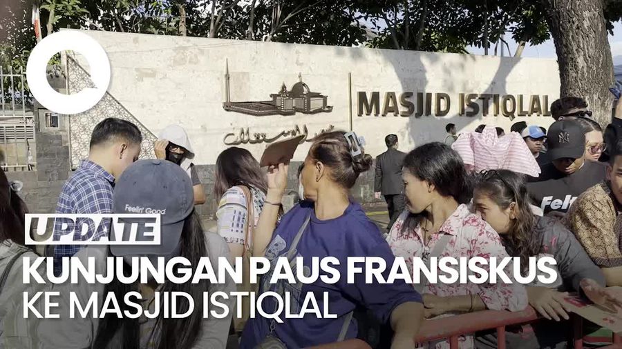Suasana Istiqlal Jelang Paus Fransiskus Dialog Bareng Tokoh Lintas Agama