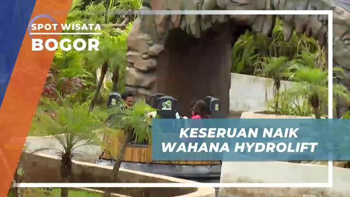 Hydrolift, Wahana Menantang Menyusuri Aliran Air di Jungle Land Bogor