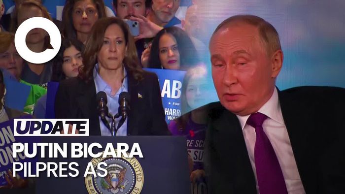 Alasan Putin Jagokan Kamala Harris Menang Pilpres AS